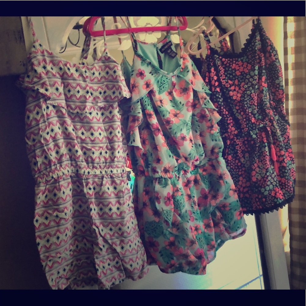 Girls rompers